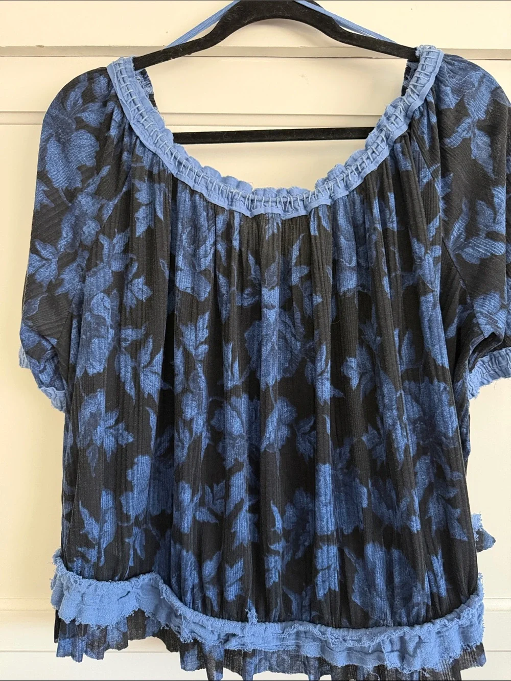 Boho Flowy Free People Blouse NWT